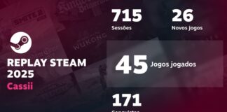 Steam Replay 2025 é liberado com Insígnia grátis para resgate