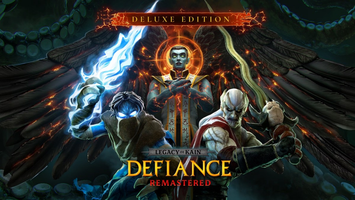 Capa do jogo Legacy of Kain: Defiance Remastered com arte detalhada