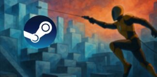 Novo jogo grátis no Steam mistura FPS com parkour Novo jogo grátis do Steam: Synthopolis