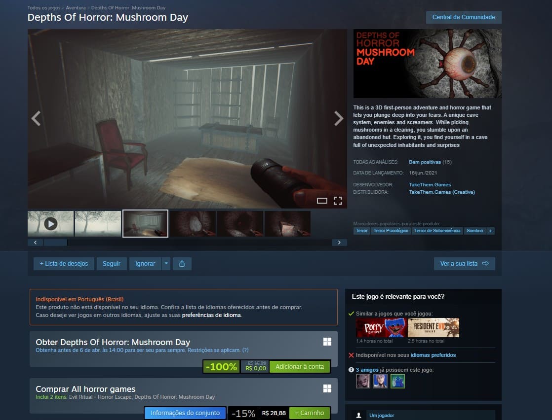 Depths Of Horror: Mushroom Day 