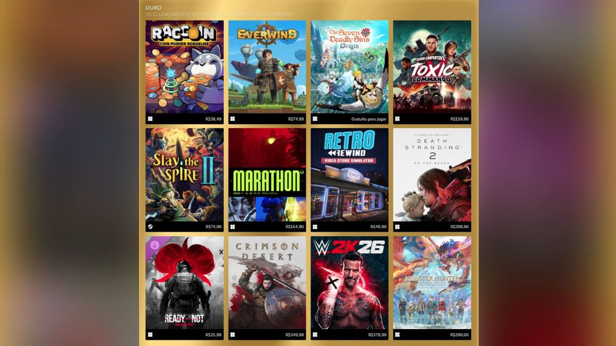 Descubra os principais lançamentos no Steam de março! Um jogo gratuito se destaca na lista dos mais populares ao lado de Death Stranding 2 e mais.