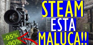 Steam libera jogos por apenas 5 reais