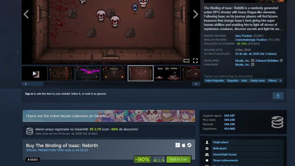 The Binding of Isaac: Rebirth