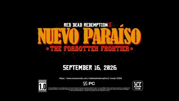 Red Dead Redemption 2 - Nuevo Paraiso - mod