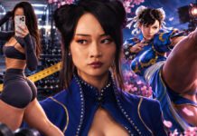 Atriz de Street Fighter ganha 6,5 cm de coxa para encarnar Chun-Li nos cinemas Street Fighter - Chun-Li - Callina Liang