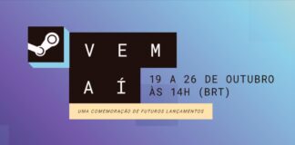 Steam Next Fest libera centenas de demos gratuitas a partir de 19 de outubro Steam Vem Aí - outubro-26
